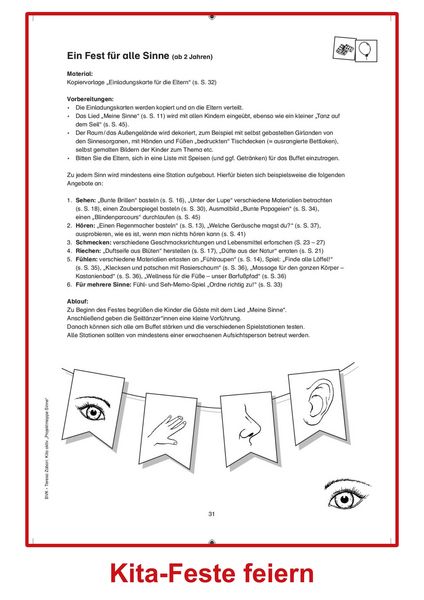 Produktbild: Kita aktiv Projektmappe Sinne