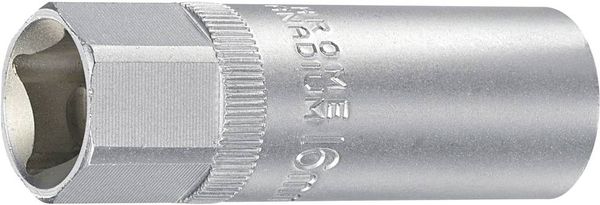 'TOOLCRAFT 812591 Außen-Sechskant Zündkerzeneinsatz 16mm 1/2' (12.5 mm)'