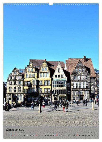 Produktbild: Freie Hansestadt BREMEN (hochwertiger Premium Wandkalender 2026 DIN A2 hoch), Kunstdruck in Hochglanz