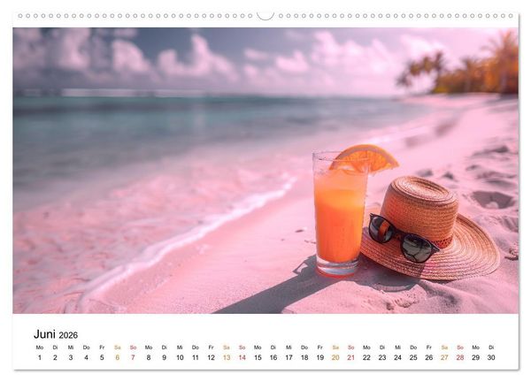 Produktbild: Maritim pur - Strandtr&auml;ume (Wandkalender 2026 DIN A2 quer), CALVENDO Monatskalender