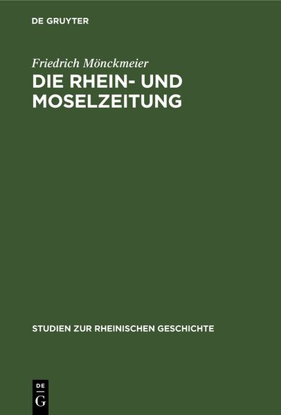 Produktbild: Die Rhein- und Moselzeitung