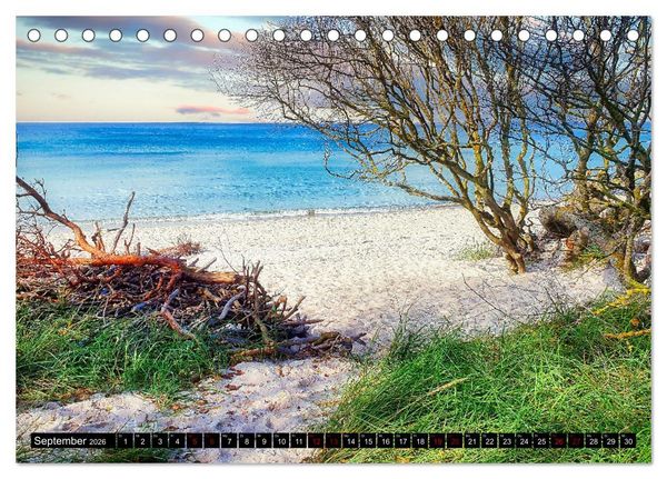 Produktbild: Fischland - Dar&szlig;- Zingst (Tischkalender 2026 DIN A5 quer), CALVENDO Monatskalender