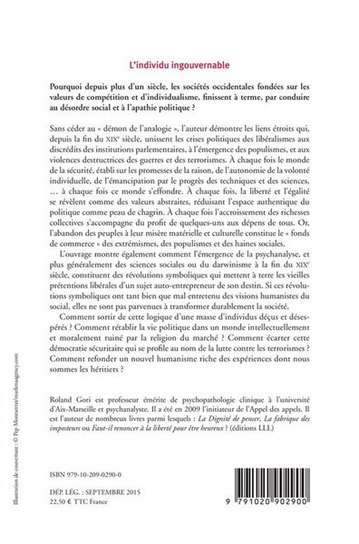 Produktbild: L'individu ingouvernable