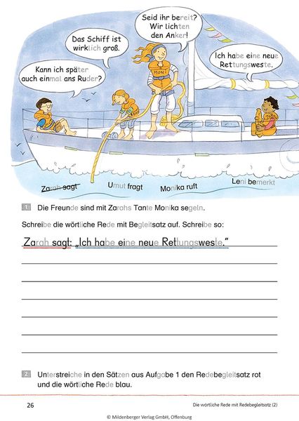 Das Übungsheft Deutsch 4