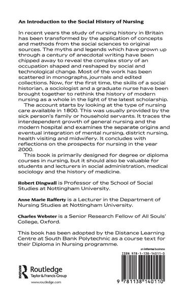 Produktbild: An Introduction to the Social History of Nursing