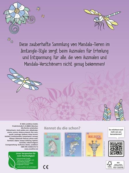 Produktbild: Mein Mandala-Tier-Malbuch &ndash; Im Paradies der Tiere