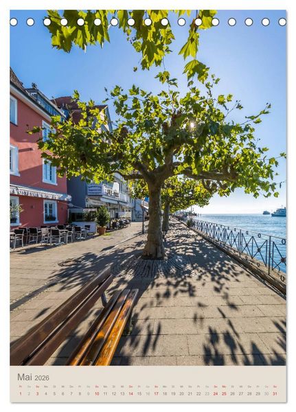 Produktbild: MEERSBURG UND KONSTANZ Historie am Bodensee (Tischkalender 2026 DIN A5 hoch), CALVENDO Monatskalender