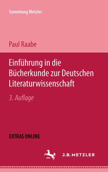 Produktbild: Einf&uuml;hrung in die B&uuml;cherkunde zur Deutschen Literaturwissenschaft