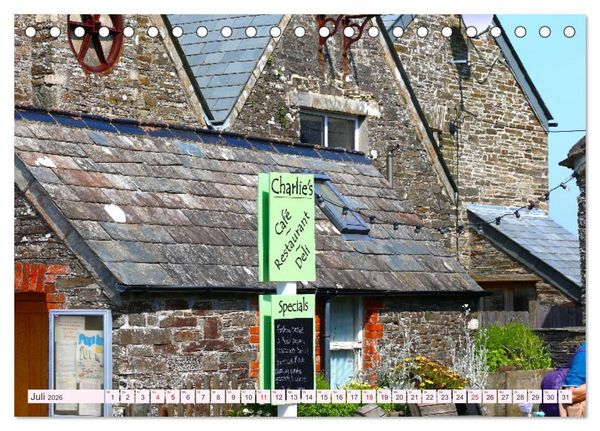 Produktbild: Cornwall im Fr&uuml;hling (Tischkalender 2026 DIN A5 quer), CALVENDO Monatskalender