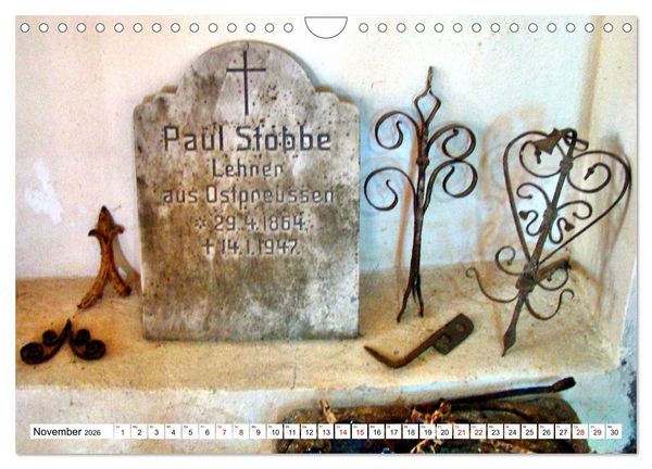 Produktbild: Die Kirche von M&uuml;hlhausen - Ein architektonisches Kleinod in Ostpreu&szlig;en (Wandkalender 2026 DIN A4 quer), CALVENDO Monatskalender
