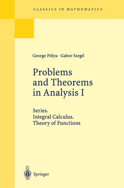 Produktbild: Problems and Theorems in Analysis I
