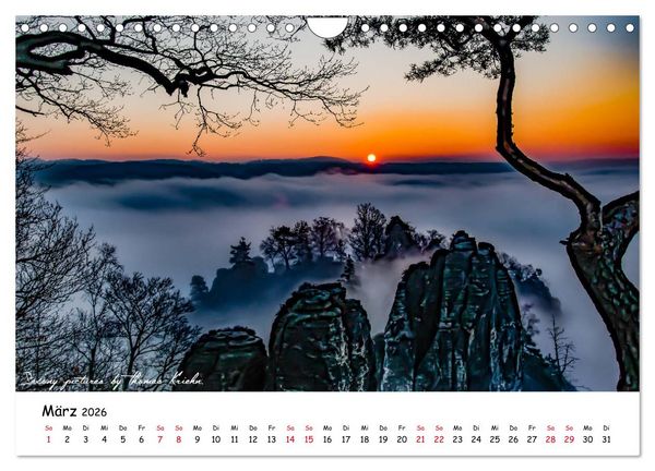 Produktbild: Dresden 2026 - Saxony Pictures by Thomas Kriehn (Wandkalender 2026 DIN A4 quer), CALVENDO Monatskalender