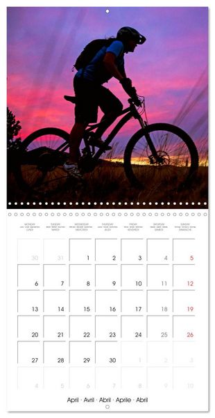 Produktbild: Mountain biking: Up hill and down dale (Wall Calendar 2026 12 &times; 12 Inch) CALVENDO 12 Month Wall Calendar