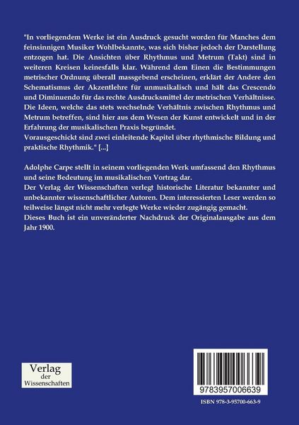 Produktbild: Der Rhythmus