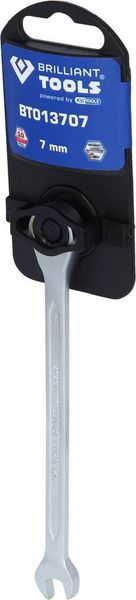 Produktbild: Brilliant Tools BT013707 BT013707 Ring-Ratschenschl&uuml;ssel Schl&uuml;sselweite (Metrisch) 7mm