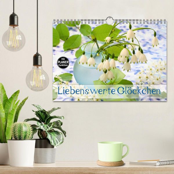 Produktbild: Liebenswerte Gl&ouml;ckchen (Wandkalender 2026 DIN A4 quer), CALVENDO Monatskalender