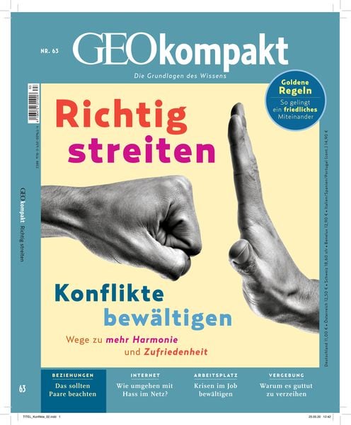 GEOkompakt / GEOkompakt 63/2020 - Konflikte + Streit, Taschenbuch von Jens Schröder,Markus Wolff, Gruner + Jahr, 978-3-652-00961-4