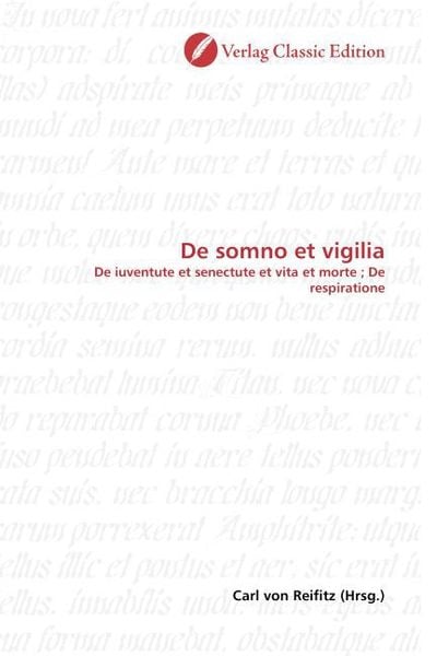 Produktbild: De somno et vigilia