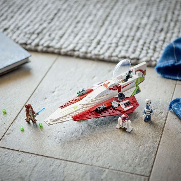 LEGO Star Wars Obi-Wan Kenobis Jedi Starfighter, Raumschiff Set 75333