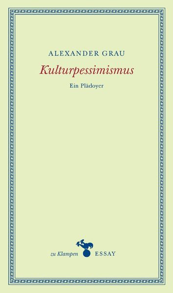 Produktbild: Kulturpessimismus