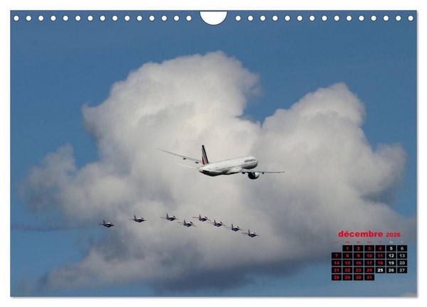 Produktbild: Les ailes fran&ccedil;aises (Calendrier mural 2026 DIN A4 vertical), CALVENDO calendrier mensuel