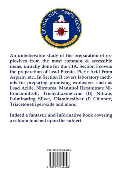 Produktbild: CIA Field Expedient Methods for Explosives Preparations