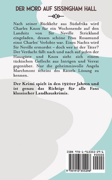 Produktbild: Der Mord auf Sissingham Hall