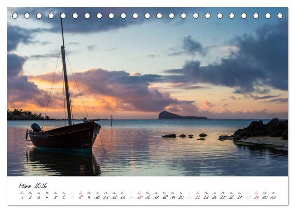 Produktbild: Mauritius - Insel zum Durchatmen (Tischkalender 2026 DIN A5 quer), CALVENDO Monatskalender