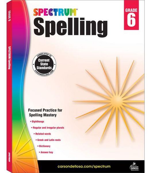 Produktbild: Spectrum Spelling, Grade 6