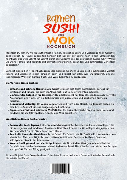 Produktbild: Ramen, Sushi und Wok Kochbuch - Das gro&szlig;e 3-in-1-Buch der asiatischen K&uuml;che
