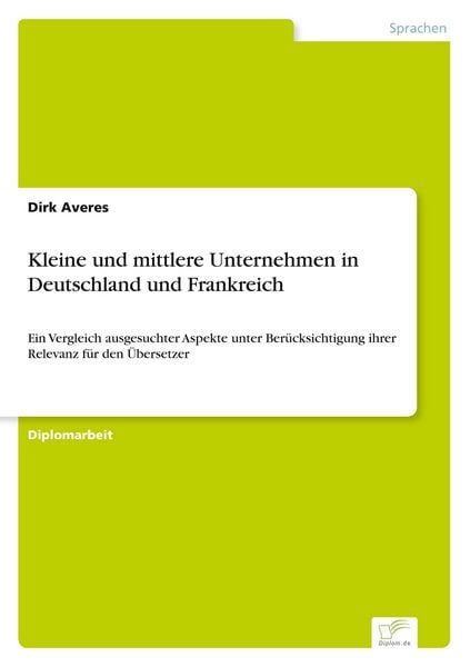 Produktbild: Kleine und mittlere Unternehmen in Deutschland und Frankreich