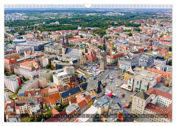 Produktbild: Ein Blick auf Halle an der Saale (Wandkalender 2027 DIN A3 quer), CALVENDO Monatskalender