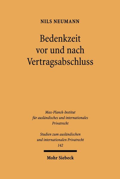 Produktbild: Bedenkzeit vor und nach Vertragsabschluss