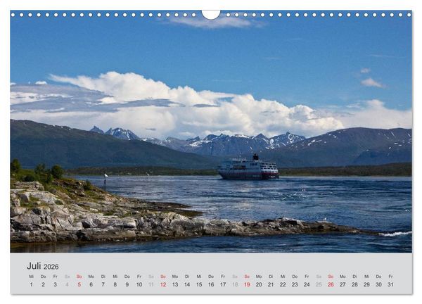 Produktbild: Norwegen - Land der Fjorde (Wandkalender 2026 DIN A3 quer), CALVENDO Monatskalender