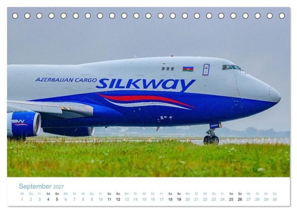 Produktbild: BOEING 747 - K&ouml;nigin der L&uuml;fte (Tischkalender 2027 DIN A5 quer), CALVENDO Monatskalender