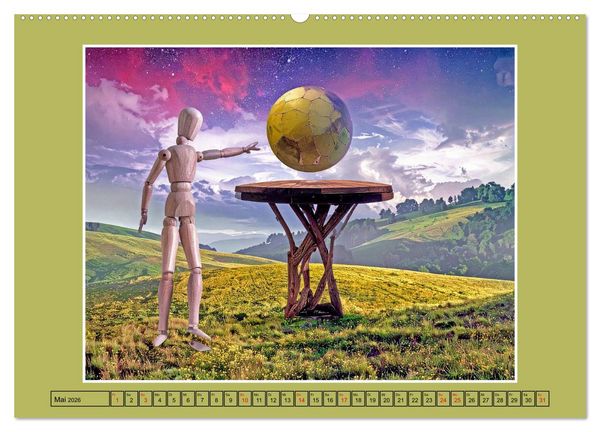 Produktbild: Surrealistische Visionen (Wandkalender 2026 DIN A2 quer), CALVENDO Monatskalender