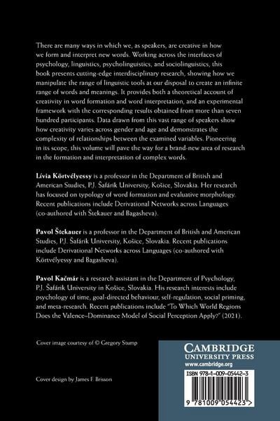 Produktbild: Creativity in Word Formation and Word Interpretation