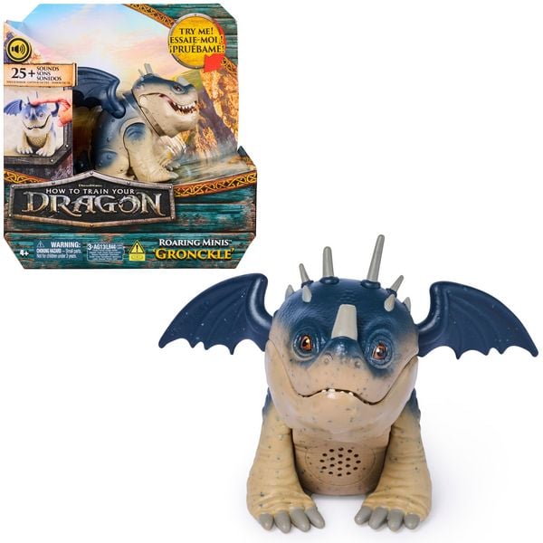 Produktbild: Drachenzähmen leicht gemacht - Interaktiver Mini-Drache Fleischklops, Figur mit Soundeffekten 