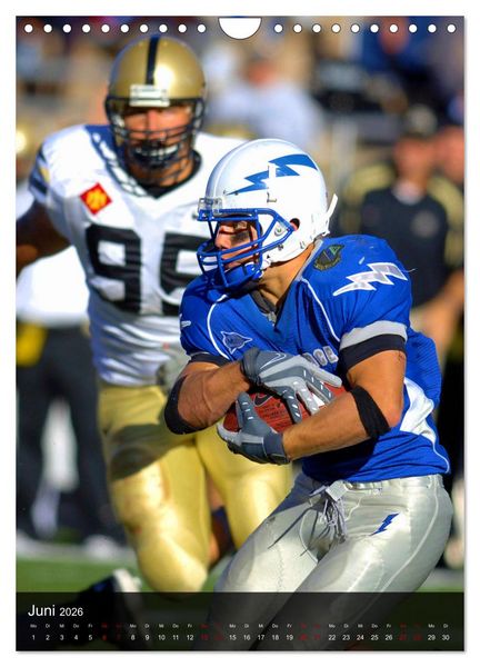 Produktbild: Trendsport American Football (Wandkalender 2026 DIN A4 hoch), CALVENDO Monatskalender