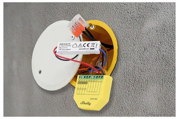 Produktbild: Shelly 1-Channel Decoupler 230V Schaltaktor Bluetooth, Wi-Fi
