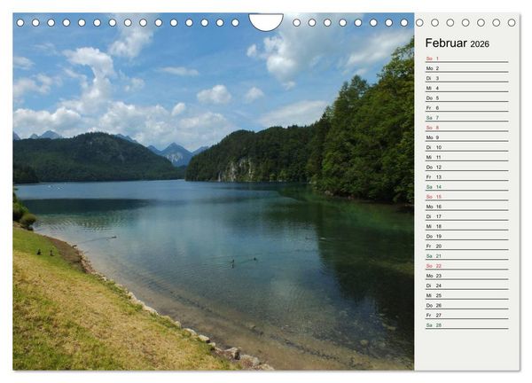 Produktbild: Schwangauer Momente (Wandkalender 2026 DIN A4 quer), CALVENDO Monatskalender