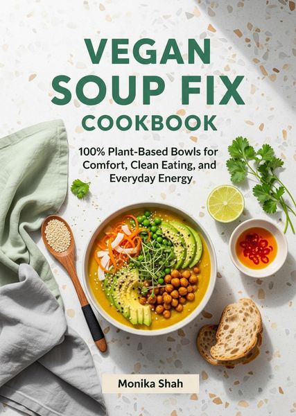 Produktbild: Vegan Soup Fix Cookbook: 100% Plant-Based Bowls for Comfort, Clean Eating, and Everyday Energy