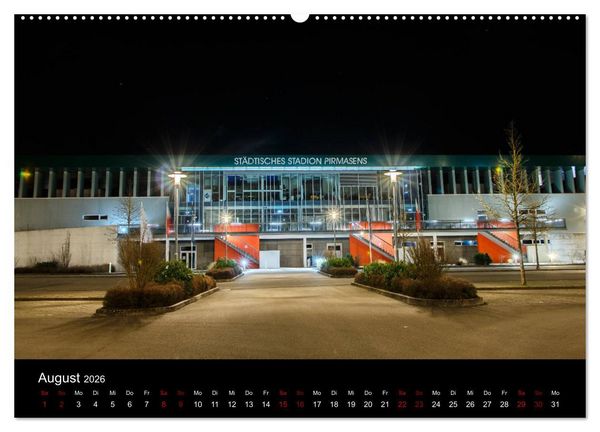 Produktbild: Pirmasens bei Nacht (hochwertiger Premium Wandkalender 2026 DIN A2 quer), Kunstdruck in Hochglanz