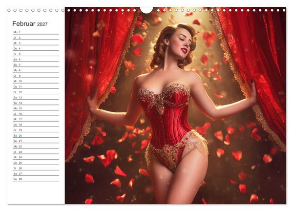 Produktbild: Burlesque Glamour (Wandkalender 2027 DIN A3 quer), CALVENDO Monatskalender