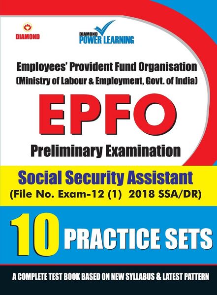 Produktbild: EPFO - Preliminary Examination - Social Security Assistant - 10 PTP