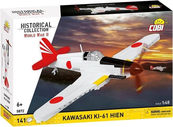 COBI Historical Collection 5872 - Kawasaki KI-61 Hien, WWII, Bausatz 1:48, 141 Klemmbausteine