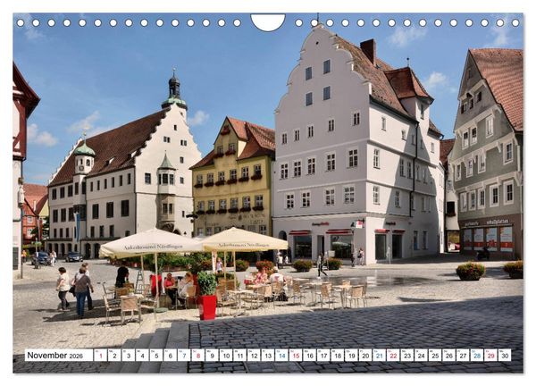 Produktbild: N&ouml;rdlingen - Eine runde Sache (Wandkalender 2026 DIN A4 quer), CALVENDO Monatskalender