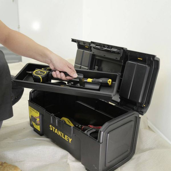 Produktbild: STANLEY 1-79-217 1-79-217 Werkzeugbox Kunststoff Schwarz, Gelb
