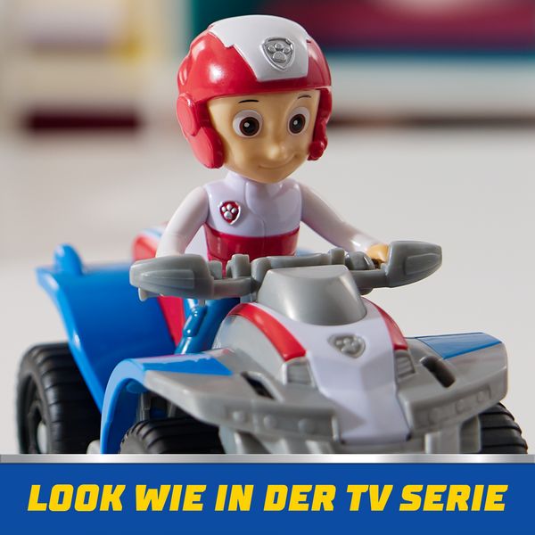 Produktbild: PAW Patrol - Ryder-Figur mit Quad-Rettungsfahrzeug, stabiles Basis-Fahrzeug (2025), authentisches Spielzeug zur Serie f&uuml;r Kinder ab 3 Jahren