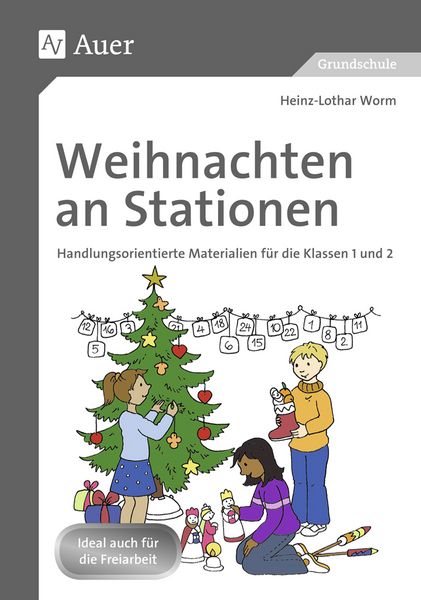 Produktbild: Weihnachten an Stationen 1-2